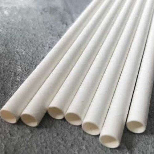 Recyclable White Biodegradable Paper Straw For Drinking