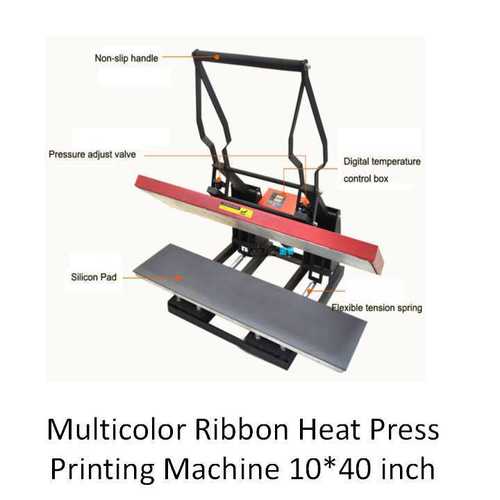 Automatic ID Card Multicolor Ribbon Heat Press Printing Machine