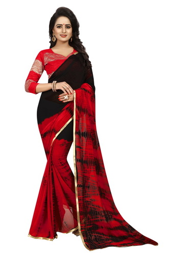 Chiffon Saree - Color: Multicolour
