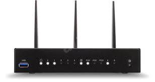 Black Fully Wireless Networking Router