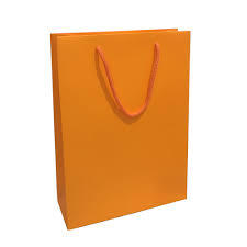 Various Colors Are Available Paper Bag (Orange Color)