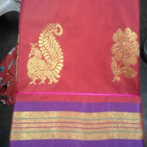 Semi Silk Simple Putta Saree