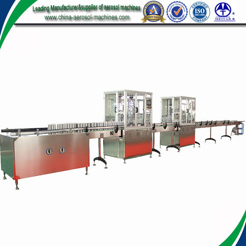 Fully Automatic Bag On Valve Filling Machine For Nasal Spray Application: Chemical