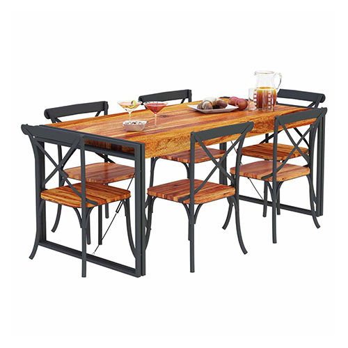 Wood Dining Table Set For Cafe And Restaurant