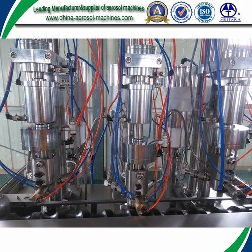 Silver Fully Automatic Under-Cap Filling Machine For Refrigerant