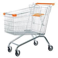 Strong Portable Ss Shopping Trolley