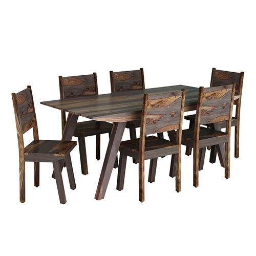 Customized Sheesham Wood 6 Seater Dining Set