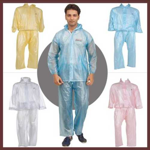 Vary Unisex Pvc Semi Transparent Raincoats