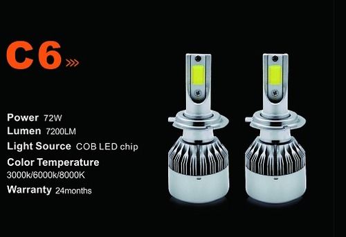 C6 LED Headlight DC12-24V