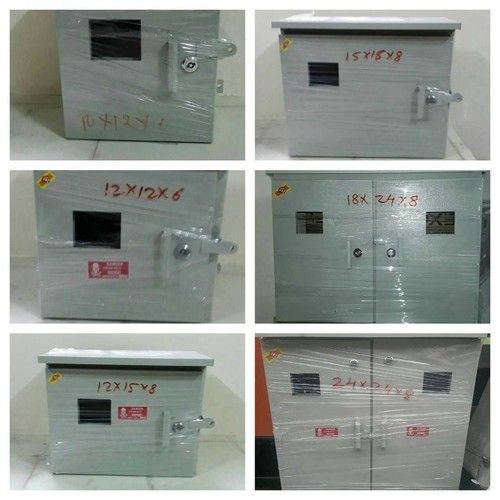 White Powder Coated Meter Box