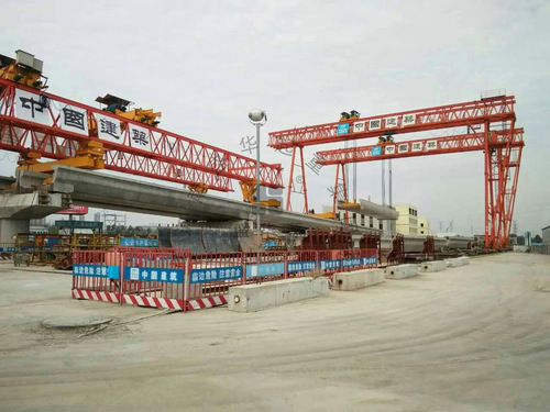 Bridge Beam Fabrication Crane Application: Material Yard