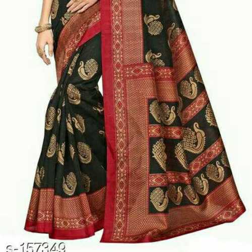 Vary Designer Printed Bhagalpuri Silk Sarees