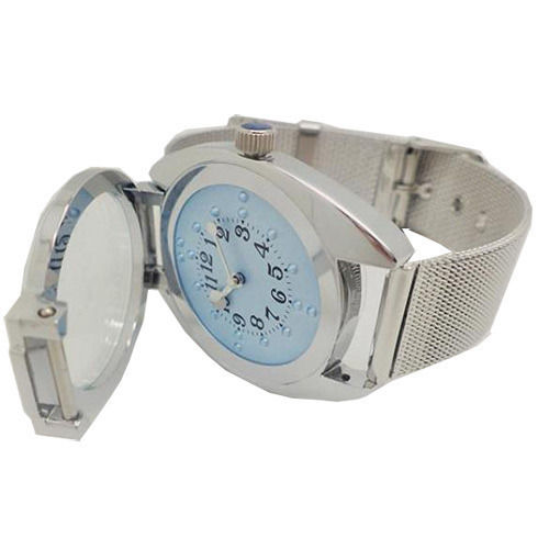 Blue Gents Braille Wrist Watch