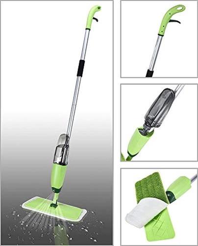 Brass Jkart Bulk Quick And Easy Aluminium Spray Mop With Best 360 Degree Floor Cleaning For Home And Office (Green)