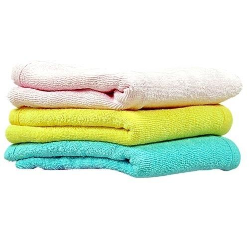 Plain Texture Cotton Baby Towels