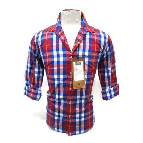 Mens Cotton Check Shirt Age Group: 18-35