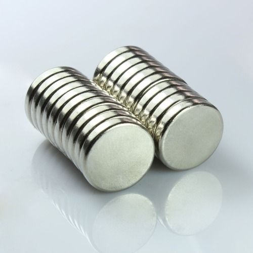 Silver Round Rare Earth Magnets