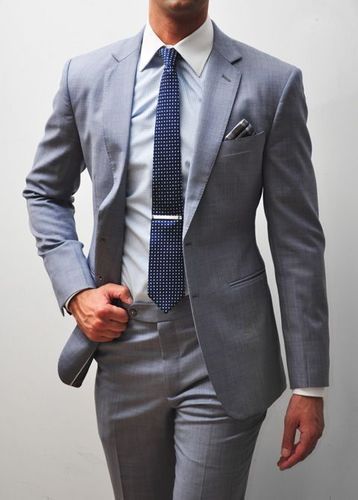 Grey Trendy And Fashionable Mens Suit