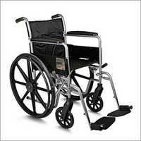 Black Color Wheel Chair By Polymedicure Limited