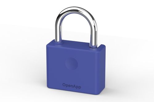 Round Durable Smart Safety Padlock