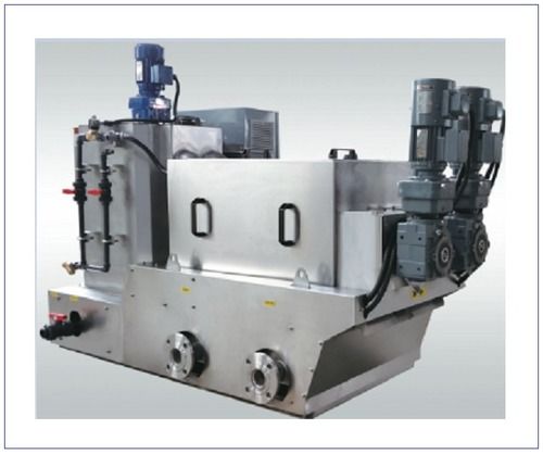 Sewage Treatment Plants Ecoh Volute Screw Sludge Dewatering Machine