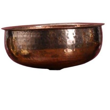 Brown Light Weight Brass Wash Basin