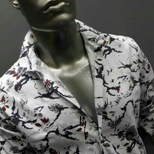 Mens Printed Cotton Shirt Age Group: Adult