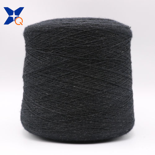 Light Black Nm26/2Plies 20% Ss Staple Fiber Blended With 65% Cashmere Wool 15% Ny Fiber Conductive Yarn