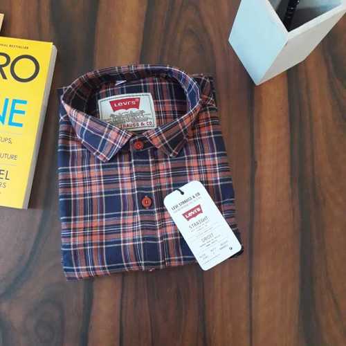 Multicolor Stylish Branded Check Shirt