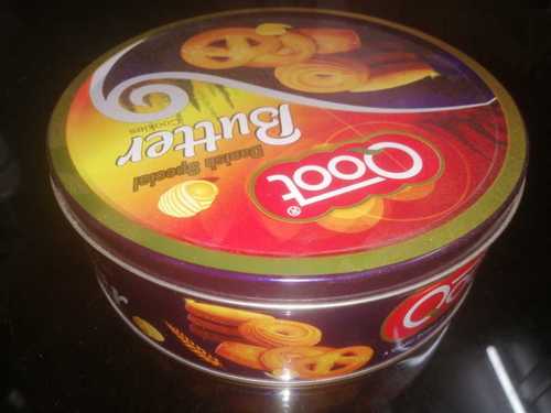 Cookies Round Tin Box 