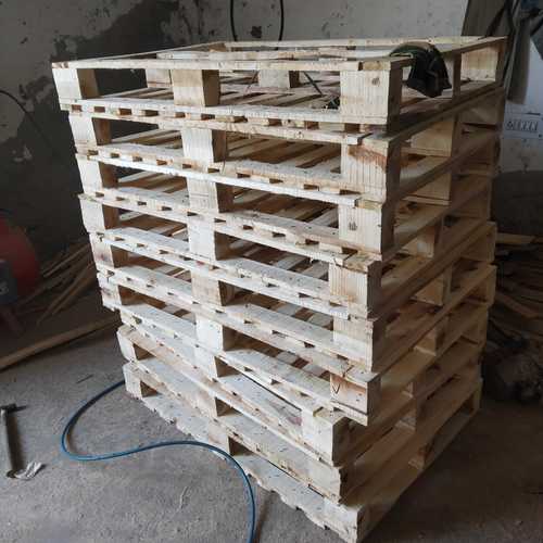 Natural Wood Double Faced Wooden Pallet