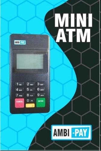 Black Mini Atm Card Swiping Machine