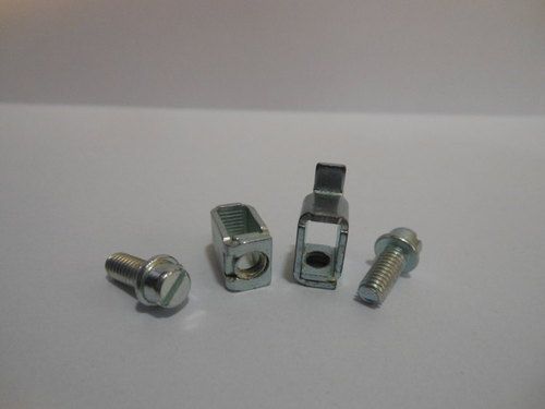 MS MCB Switch Components - Brass and MS Material, Custom Sizes Available, Silver Nickel and Tin Plated Finishes, Tailored Electrical Switch Parts