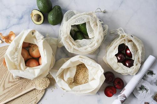 Natural Organic Cotton Mesh Bags