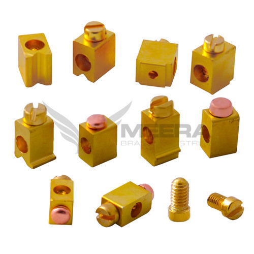 Golden Brass Modular Electrical Switch Components