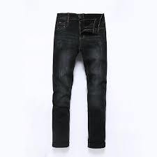 Black Mens Fancy Denim Jeans