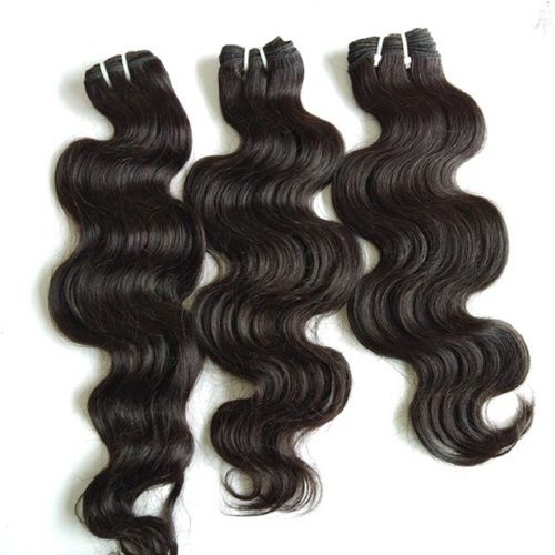 Natural Black Body Wave Smooth Texture Virgin Human Hair