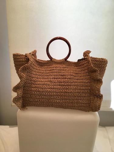 Jute Look Hand Bag