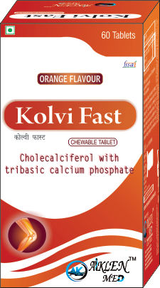 Kolvi Fast-Cholecalciferol With Calcium Phosphate Tablets