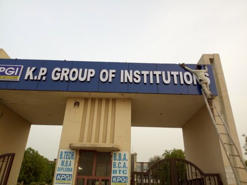 Silver Led Letter With Acp at Best Price in Agra | Flame Productions