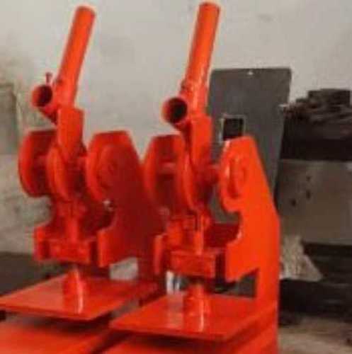 Red Manual Slipper Cutting Machine