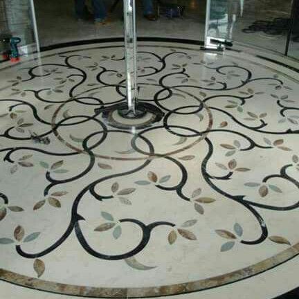 Marble Inlay Flooring