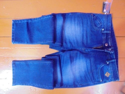 All Blue Color Knitted Jeans