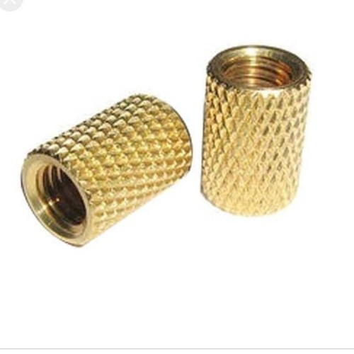 Round Fine Coated Brass Molding Insert