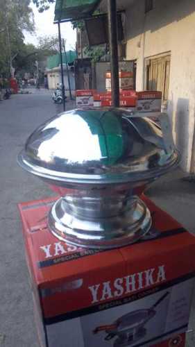 Silver Gas Tandoor Bati Maker