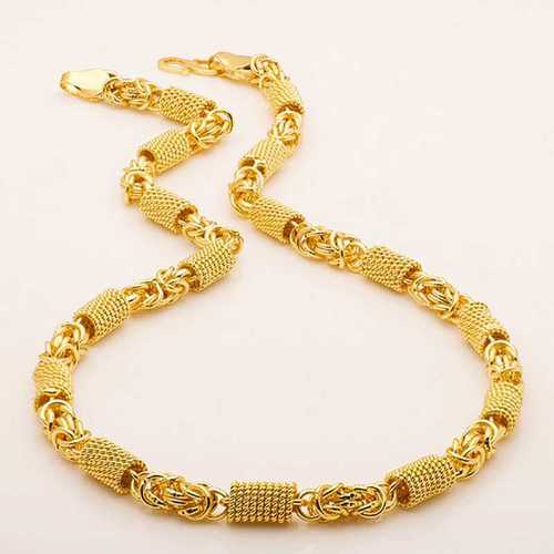 Gold Plated Metal Chain Gender: Women