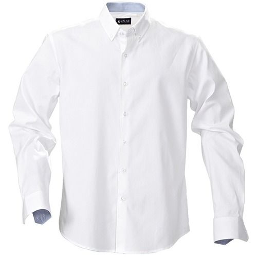 Plain Mens White Cotton Shirts