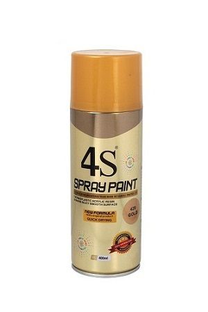 4S Golden Colour Aerosol Spray Paint Purity(%): 99%