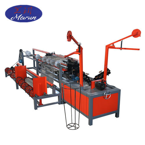 Red Chain Link Making Machine