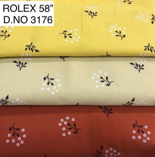 Cotton Poplin Fabric Print Poplin - Color: As Per Photo